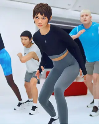 Zendaya with a pixie cut