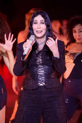 Cher performing at the Victoria