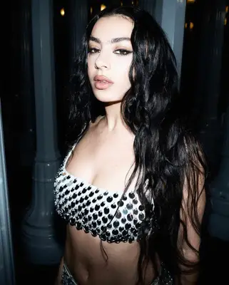 Charli in glam. 
