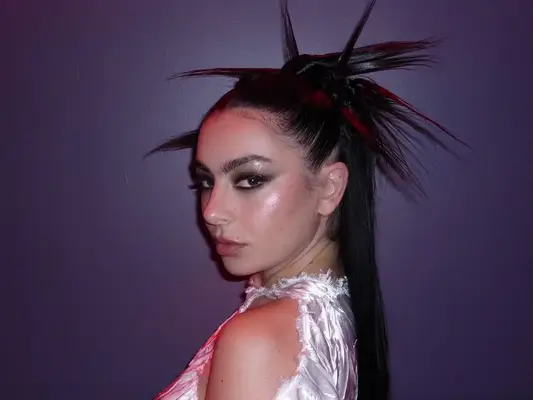 Charli in glam. 