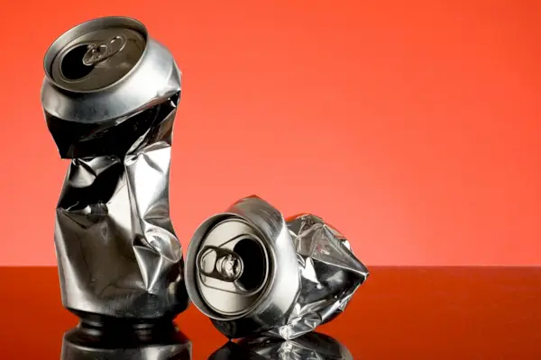 Crushed can