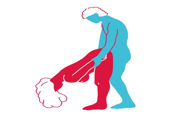 omvendt stående stilling