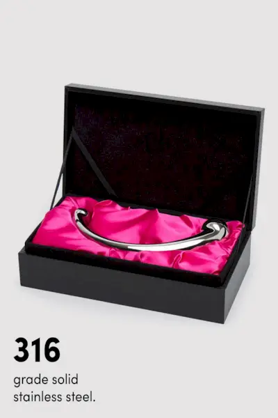 Pure Wand rustfritt stål dildo