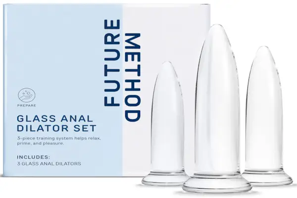 Set di dilatatori anali in vetro Future Method