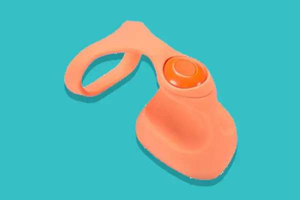 Vibrador usável de barbatana