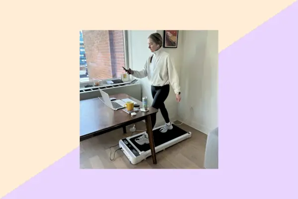 Close up foot sneakers Fitness girl running on track treadmill, Woman with muscular legs in exercise gym