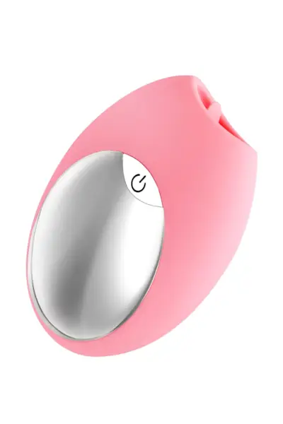 Vibrador de língua à prova d'água recarregável de 7 funções Smirk de 2,8 polegadas