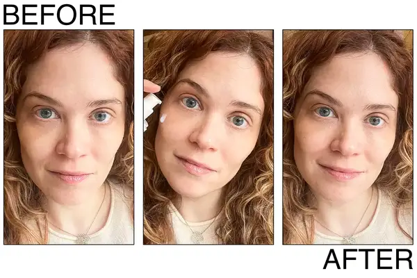 person applying Dr. Loretta Intense Replenishing Serum to face, person applying Clarins Double Serum Firming & Smoothing Anti-Aging Concentrate to face and person applying Ranavat Brightening Saffron Serum to face