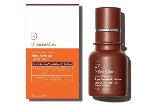 Dr. Dennis Gross Skincare Ferulic + Retinol Triple Correction Eye Serum.