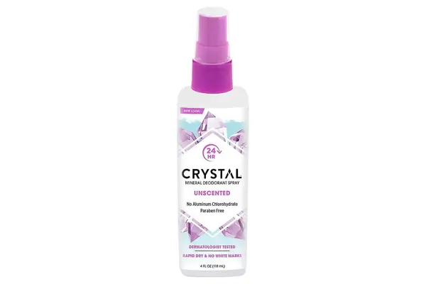 Crystal mineral deodorant spray