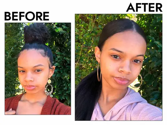 Dr. Dennis Gross Skincare Triple Correction Eye Serum before and after