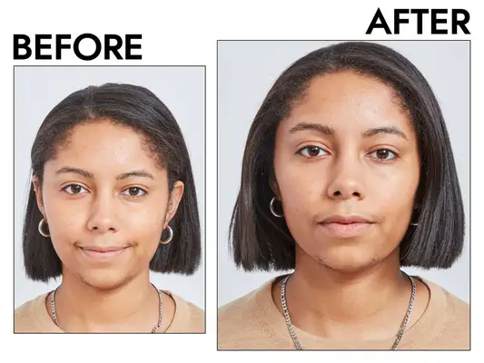 A person applies Dr. Dennis Gross Skincare Ferulic + Retinol Triple Correction Eye Serum around their eye. 