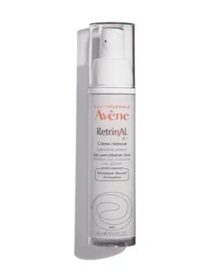 close up of retinol texture on blue background