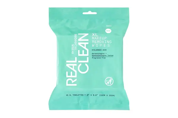 Real Clean by Real Techniques XL Makeup Removing Wipes