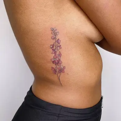 Flower Tattoos Larkspur