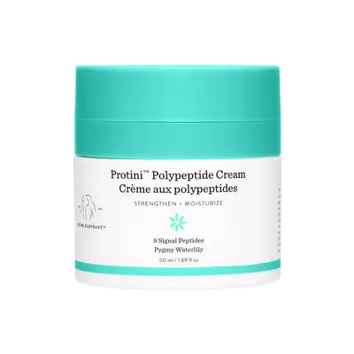 drunk elephant protini peptide cream on a white background