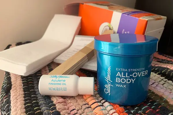 The Sally Hansen Extra Strength All-Over Body Wax Hair Removal Kit