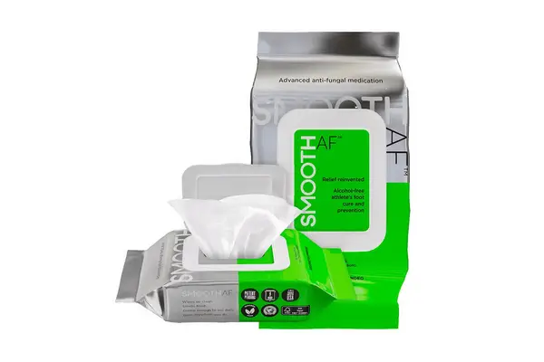 Smooth AF Medicated Athleteâs Foot Wipes Pouch