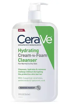 CeraVe Hydrating Cream-to-Foam Cleanser