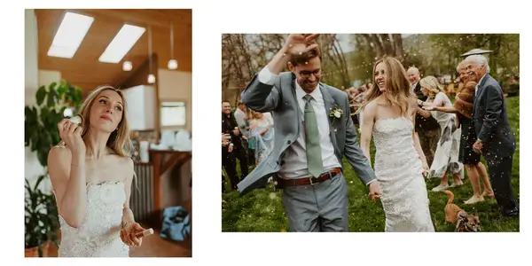 MYM Beauty writer Laura Lajiness on her wedding day