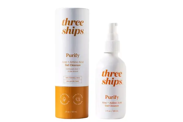 Three Ships Purify Aloe Amino Acid Cleanser