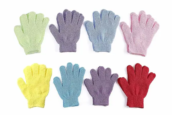 Amazon Mooerca Double-Sided Exfoliating Gloves, 8 Pairs