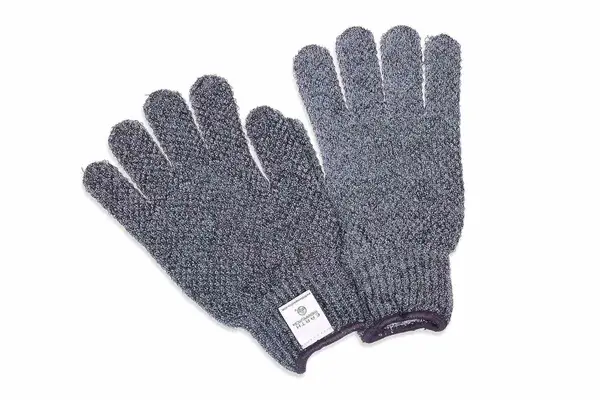 Amazon Earth Therapeutics Purifying Exfoliating Gloves - Charcoal