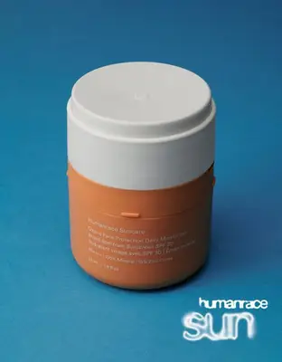 A photo of Humanrace SPF packaging 