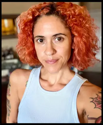 Ariane Resnick Selfie one month after PRP for under eyes procedure