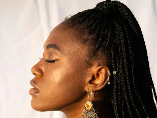 profile view of woman