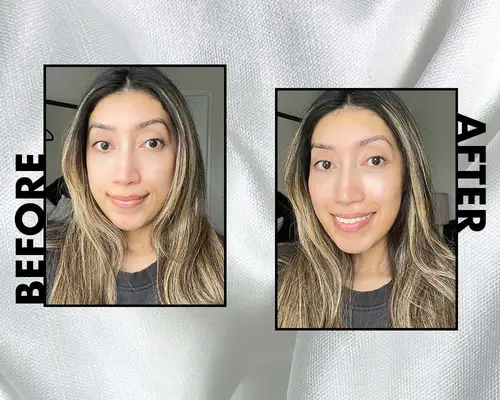 The Ordinary Rose Hip Seed Oil texture on hand