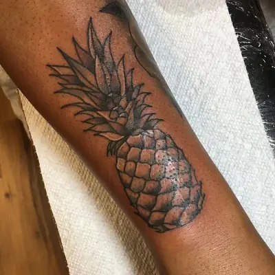 Pineapple Tattoos Whimsical