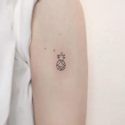 Pineapple Tattoos Tiny
