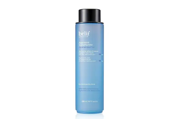  belif Aqua Bomb Hydrating Toner with Hyaluronic Acid, Lightweight 