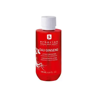 Eau Ginseng toner on white background