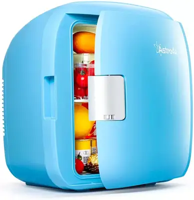 AstroAI Mini Fridge in blue