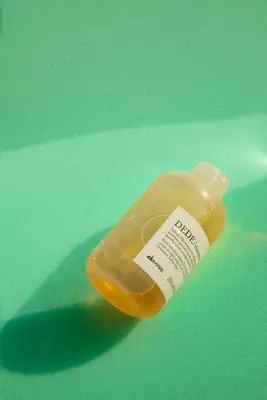 bottle of shampoo