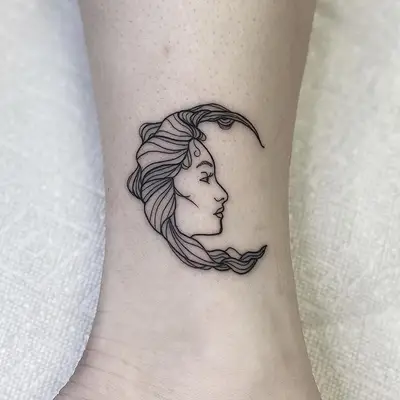 moon spirit tattoo