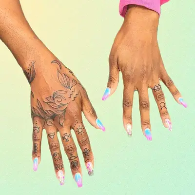 Tattoos on Dark Skin Spiritual Astrological