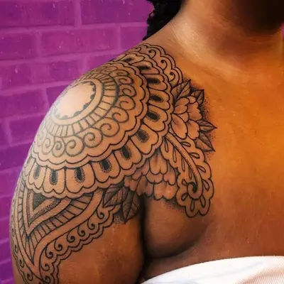 tattoos on dark skin tones