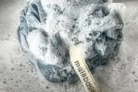 The MainBasics Main Basics Bath Shower Loofah after use