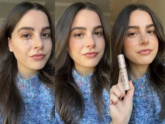 Tarte Conceal before and after use