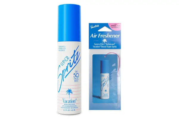 Vacation Super Spritz SPF 50 Sunscreen Face Mist + Air Freshener Bundle