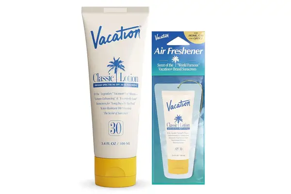 Vacation Classic Sunscreen Lotion SPF 30 + Air Freshener Bundle