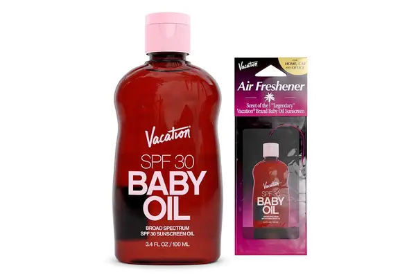 Vacation Baby Oil SPF 30 + Air Freshener Bundle