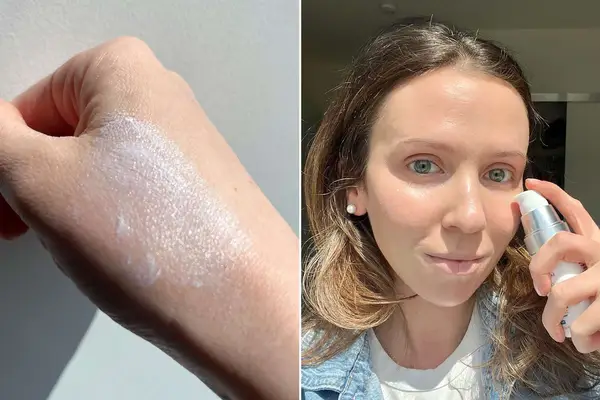 before and after La Roche-Posay Anthelios Mineral Tinted Sunscreen for Face SPF 50