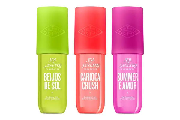 SOL DE JANEIRO Limited Edition Perfume Mist Bundle - Beijos de Sol, Carioca Crush, & Summer é Amor 90 ml - Amazon Exclusive