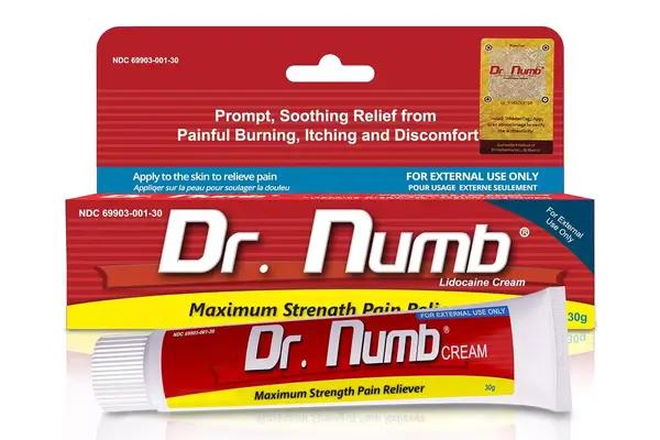 Amazon Dr. Numb 5% Lidocaine Topical Anesthetic Numbing Cream