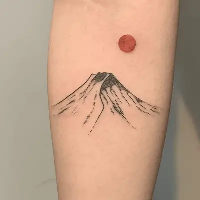 Mt. Fuji tattoo