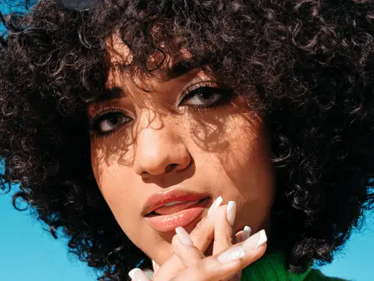 woman smiling at camera